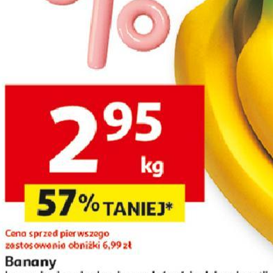 Banany 1kg za 2,99 - Auchan serwuje promocje prosto z tropików!
