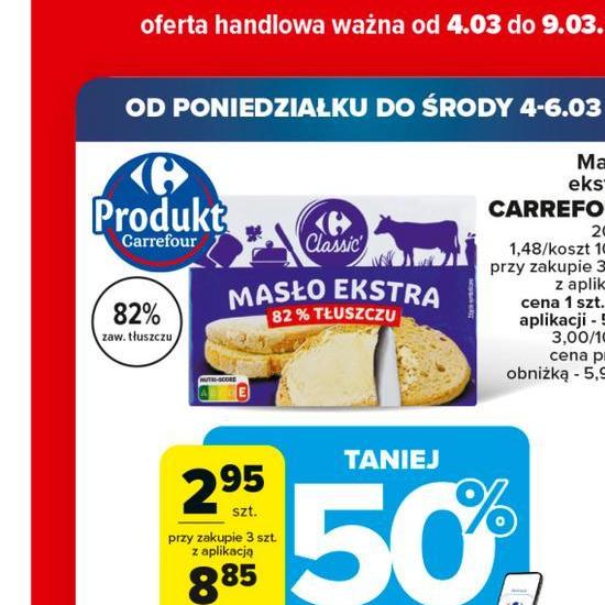 Carrefour - Twój ulubiony sklep z promocjami na masło i wiele innych produktów!