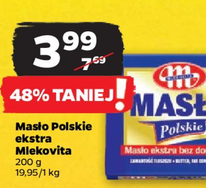 Netto obniża ceny! Masło Mlekovita w promocji - sprawdź gazetkę na Cenniczek.com!
