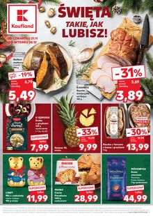 gazetka kaufland czas obowiązywania od 21.11.2024 do 24.12.2024