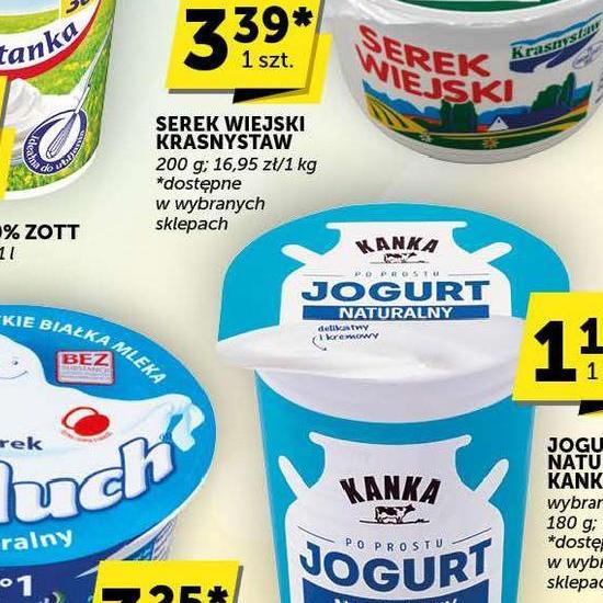 gazetka jogurty czas obowiązywania od 18.04.2024 do 30.04.2024