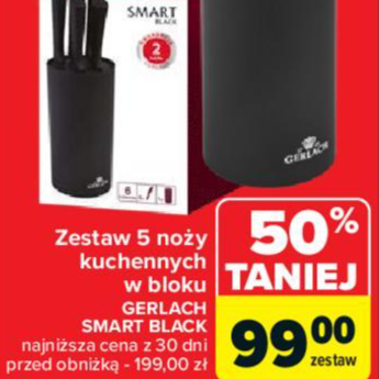 Carrefour promuje Gerlach zestaw noży kuchennych - odkryj najnowsze oferty w gazetce promocyjnej!