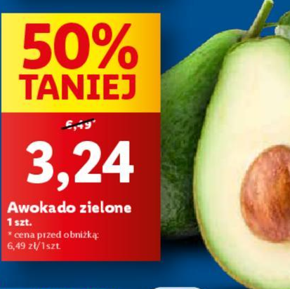 Zielone Awokado za 3,24 PLN - Złap Promocję w Lidlu!