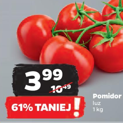Netto promuje pomidory na gałązce - tylko 3.99 zł!