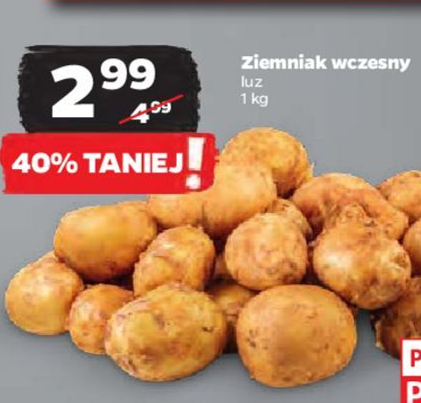Netto uderza ceną: ziemniak wczesny za jedyne 2,99zł!